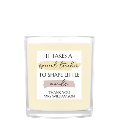 Personalised Teachers Scented Candle