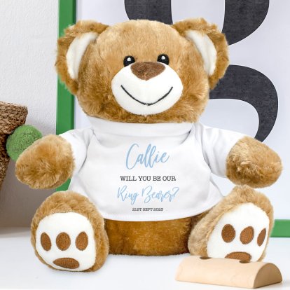 Personalised Teddy Bear for Page Boy
