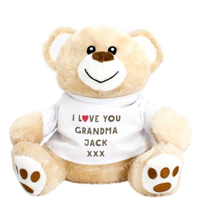 Personalised Teddy Bear - I Just Love You