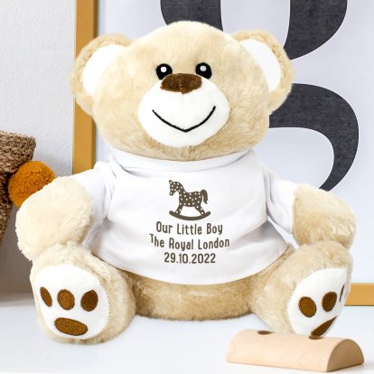 Personalised Teddy Bear - New Baby