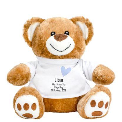 Personalised Teddy Bear - Our Page Boy