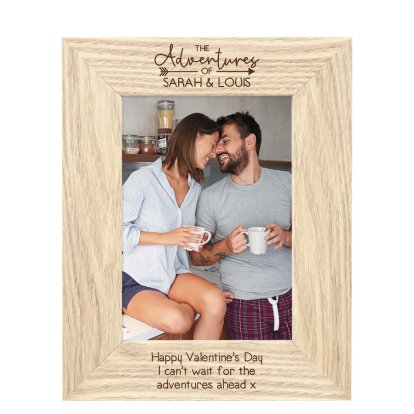 Personalised Valentine's Day Photo Frame - Our Adventure