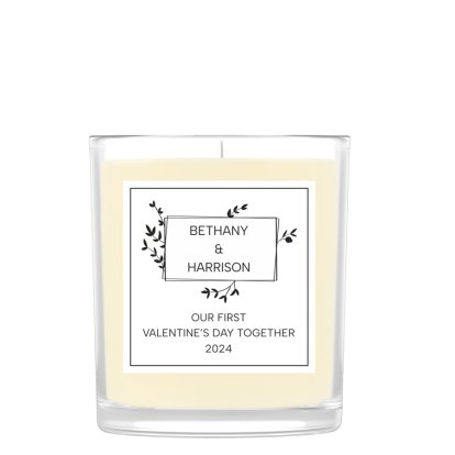 Personalised Valentine's Day Scented Candle