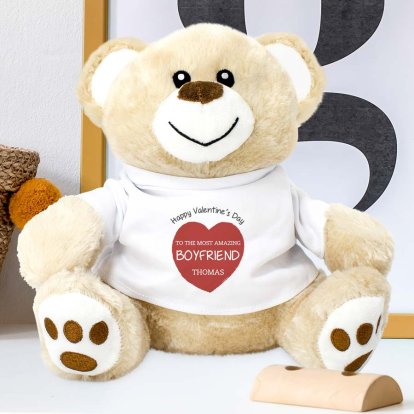 Personalised Valentine's Day Teddy