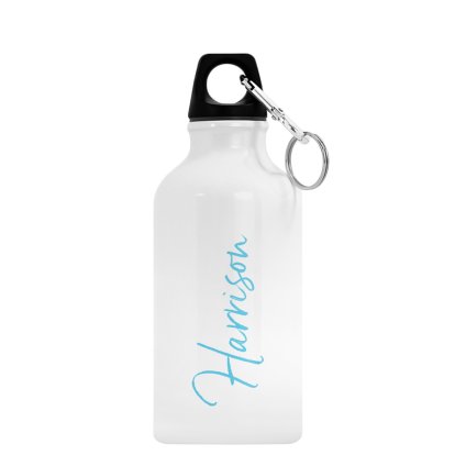 Personalised Water Bottle - Blue Name