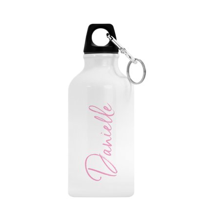 Personalised Water Bottle - Pink Name
