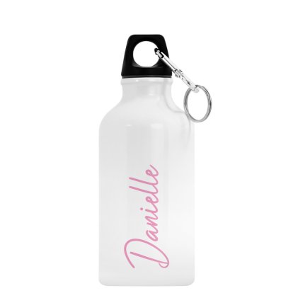 Personalised Water Bottle - Pink Name