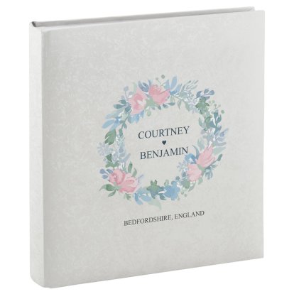 Personalised Wedding Album - Floral
