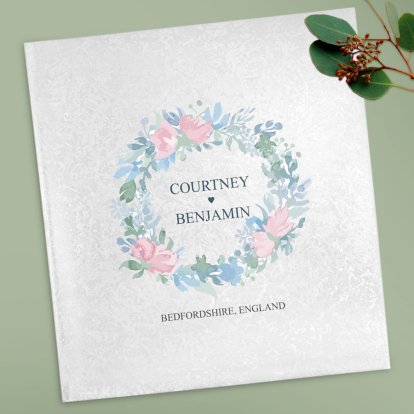Personalised Wedding Album - Floral 