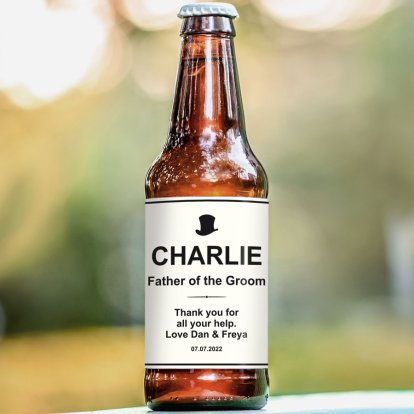 Personalised Wedding Beer 