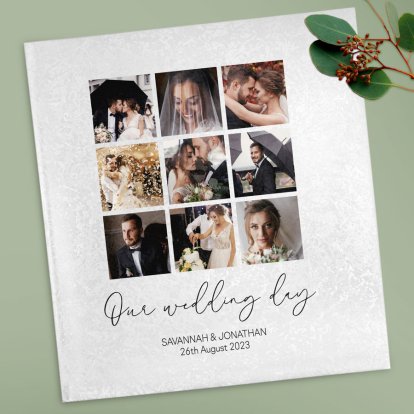 Personalised Wedding Collage Photo Album 