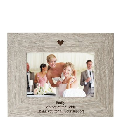 Personalised Wedding Day Photo Frame for Mum