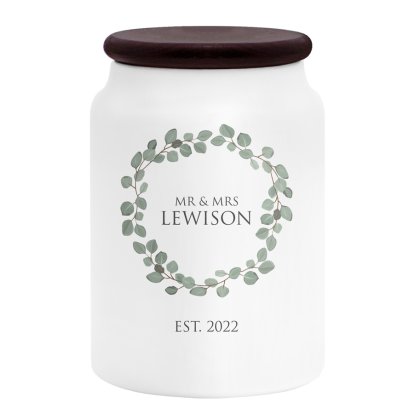 Personalised Wedding Gift Storage Jar