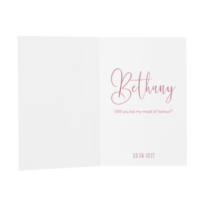 Personalised Wedding Message Card - Will You Be…