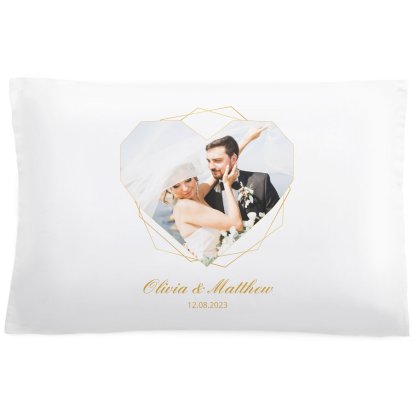 Personalised Wedding Photo Pillowcase
