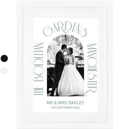 Personalised Wedding Photo Poster Print
