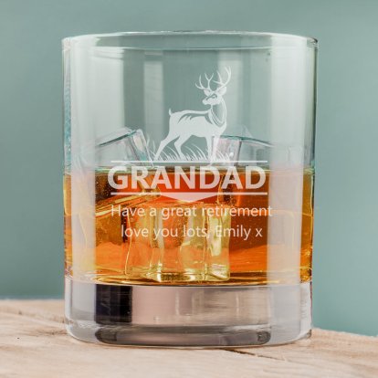 Personalised Whisky Glass - The Hunter
