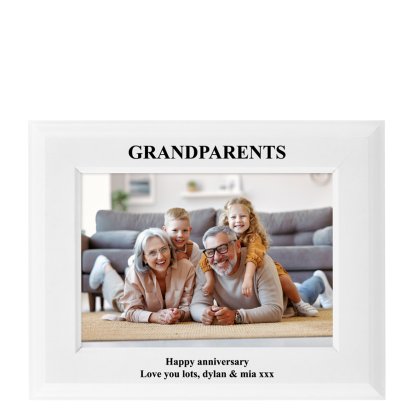 Personalised White Picture Frame - Family
