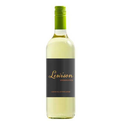 Personalised White Wine - Wine Lovers