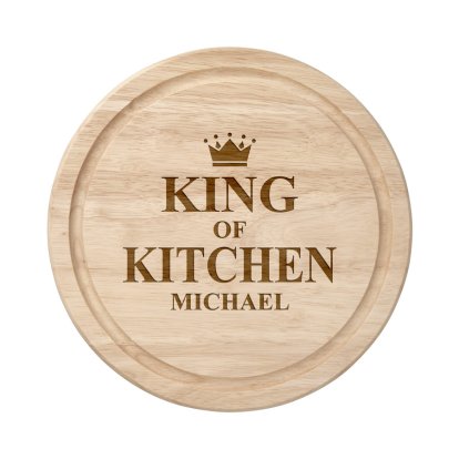 Personalised Wooden Chopping Board - King