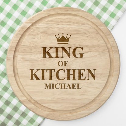 Personalised Wooden Chopping Board - King 