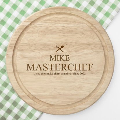 Personalised Wooden Chopping Board - Masterchef 