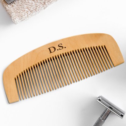 Personalised Wooden Initial Comb