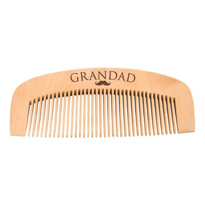 Personalised Wooden Mustache Comb