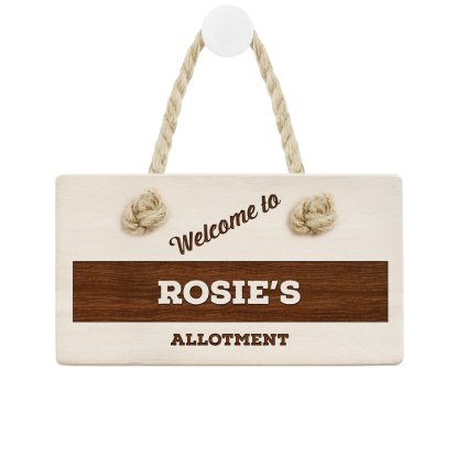 Personalised Wooden Sign - Potting Shed