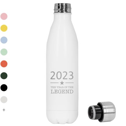 Personalised Year of The Legend Insulated Water Bottle