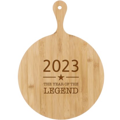 Personalised Year of The Legend Pizza Board