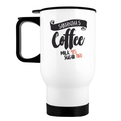 Personalised Double Walled Coffee Travel Mug