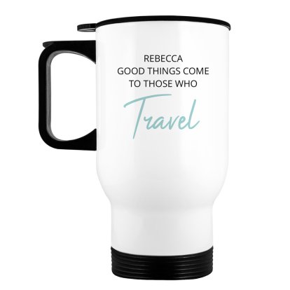 Personalises Double Walled Travel Mug