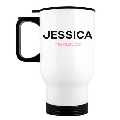 Personalised Double Walled Travel Mug - Name & Message
