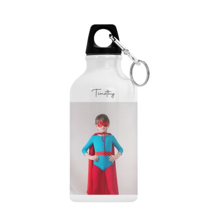Photo Water Bottle with Name