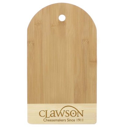 Promotional Branded Business Bamboo Serving Board - Logo & Text
