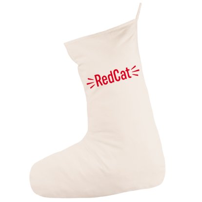 Promotional Branded Business Cotton Stocking - Logo & Text