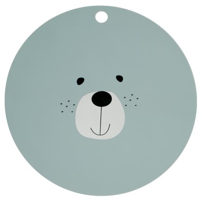 Silicone Baby Bear Placemat - Blue