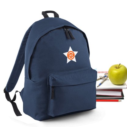 Star Personalised Navy Backpack 