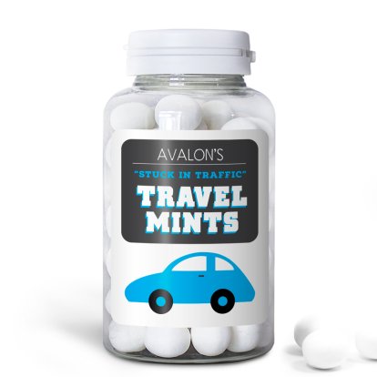 Stuck in Traffic Personalised Travel Mints