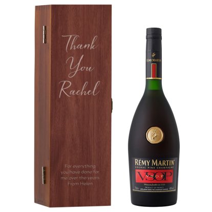 Thank You Personalised Box & Remy Martin VSOP