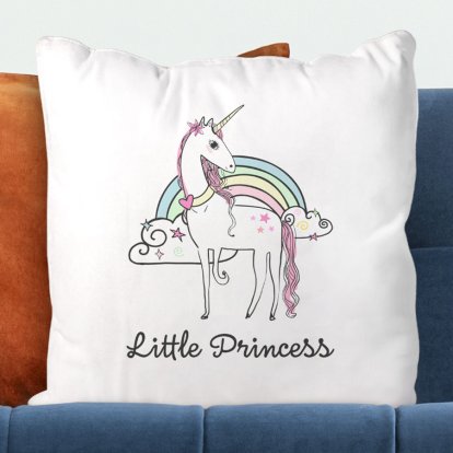 Unicorn Personalised Cushion Cover 