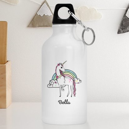 Unicorn Personalised Kids Drinks Bottle 
