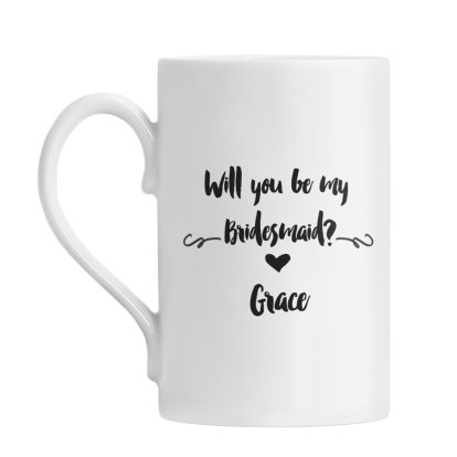 Will You Be My Bridesmaid Personalised Windsor Mug