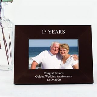 Personalised 15th Year Anniversary Gifts