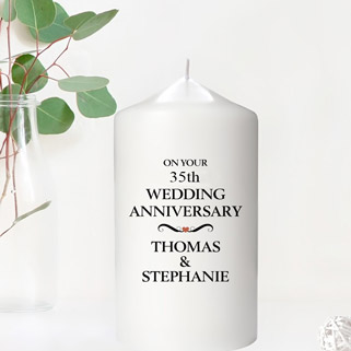 Personalised 35th Year Anniversary Gifts