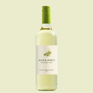 Personalised White Wine Gifts