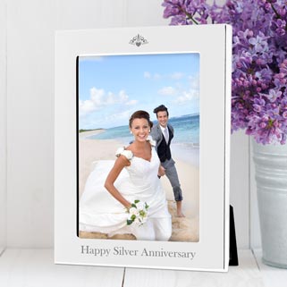Personalised (25th) Silver Year Anniversary Gifts